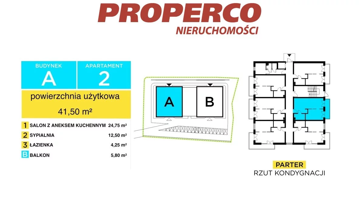 2 pokoje, mieszkanie 41,50 m², parter, oferta nr , PRP-MS-74609, Szczyrk