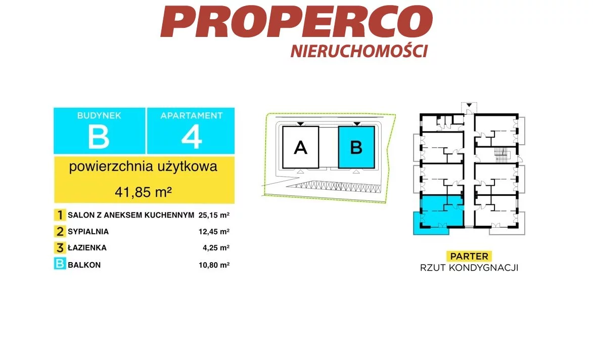 2 pokoje, mieszkanie 41,85 m², parter, oferta nr , PRP-MS-74628, Szczyrk