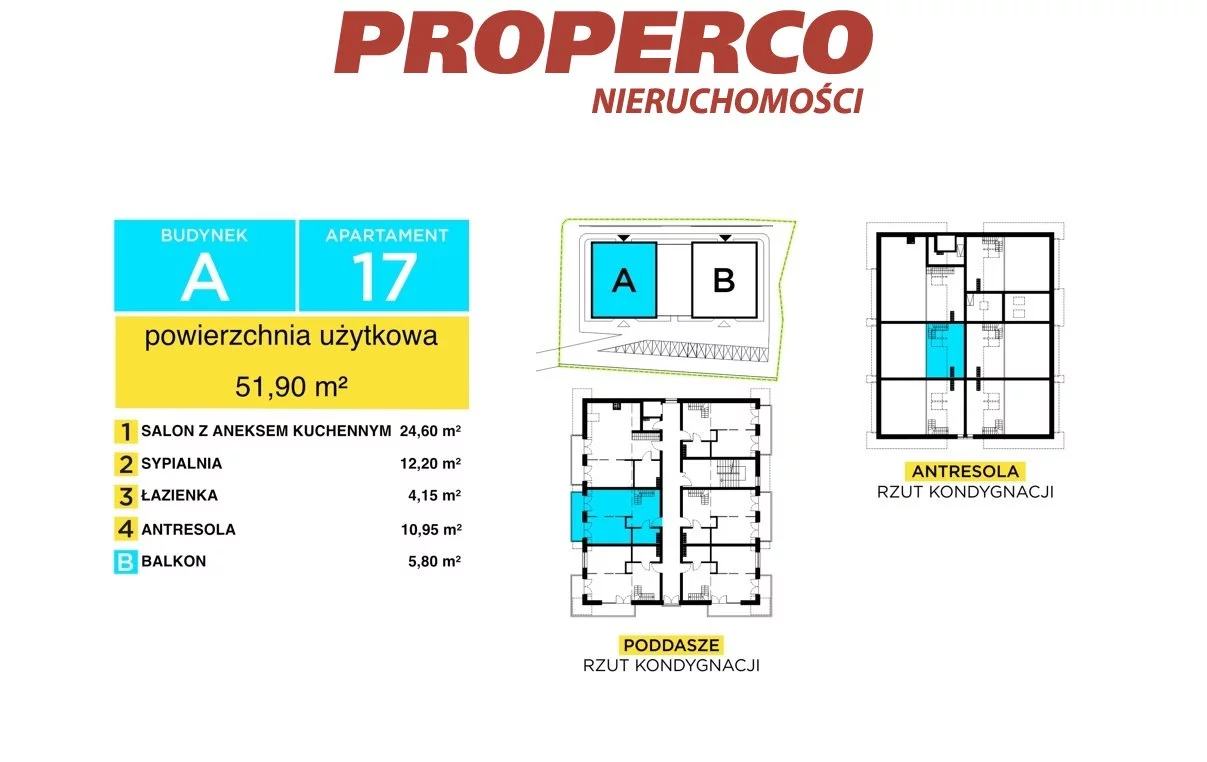 2 pokoje, mieszkanie 51,90 m², piętro 2, oferta nr , PRP-MS-74622, Szczyrk