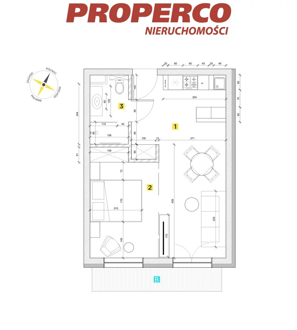 2 pokoje, mieszkanie 42,05 m², parter, oferta nr , PRP-MS-74624, Szczyrk
