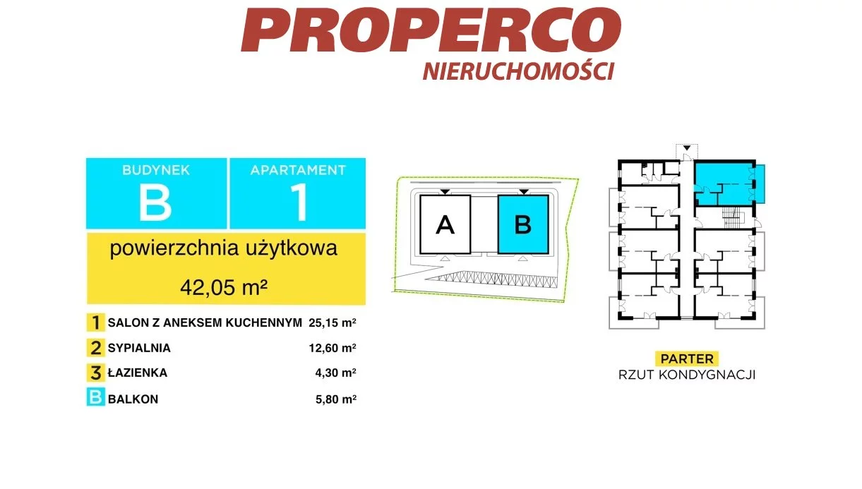 2 pokoje, mieszkanie 42,05 m², parter, oferta nr , PRP-MS-74624, Szczyrk