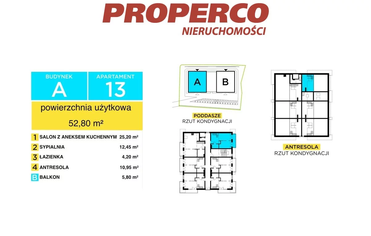 2 pokoje, mieszkanie 52,80 m², piętro 2, oferta nr , PRP-MS-74619, Szczyrk