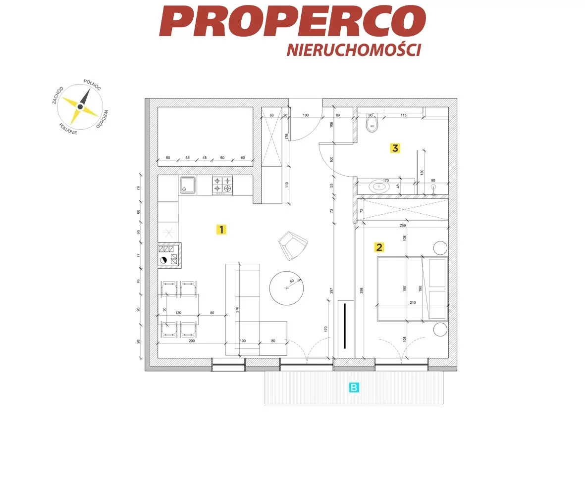 2 pokoje, mieszkanie 57,65 m², piętro 1, oferta nr , PRP-MS-74634, Szczyrk
