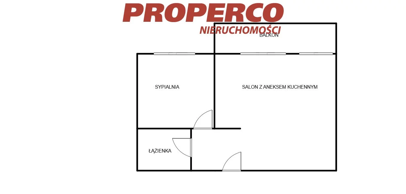 2 pokoje, mieszkanie 41,73 m², piętro 3, oferta nr , PRP-MS-75121, Kielce, Szydłówek, Turystyczna
