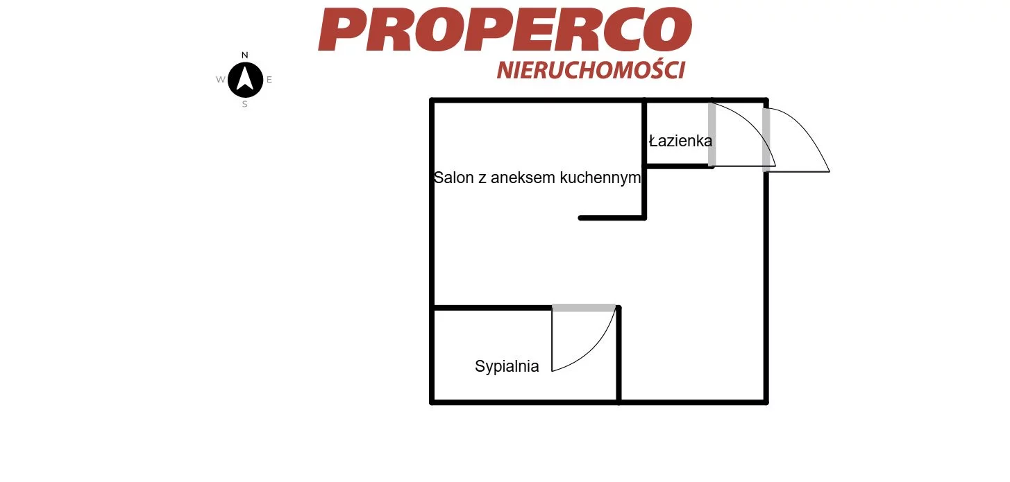 2 pokoje, mieszkanie 54,06 m², piętro 1, oferta nr , PRP-MW-75496, Kielce, Centrum