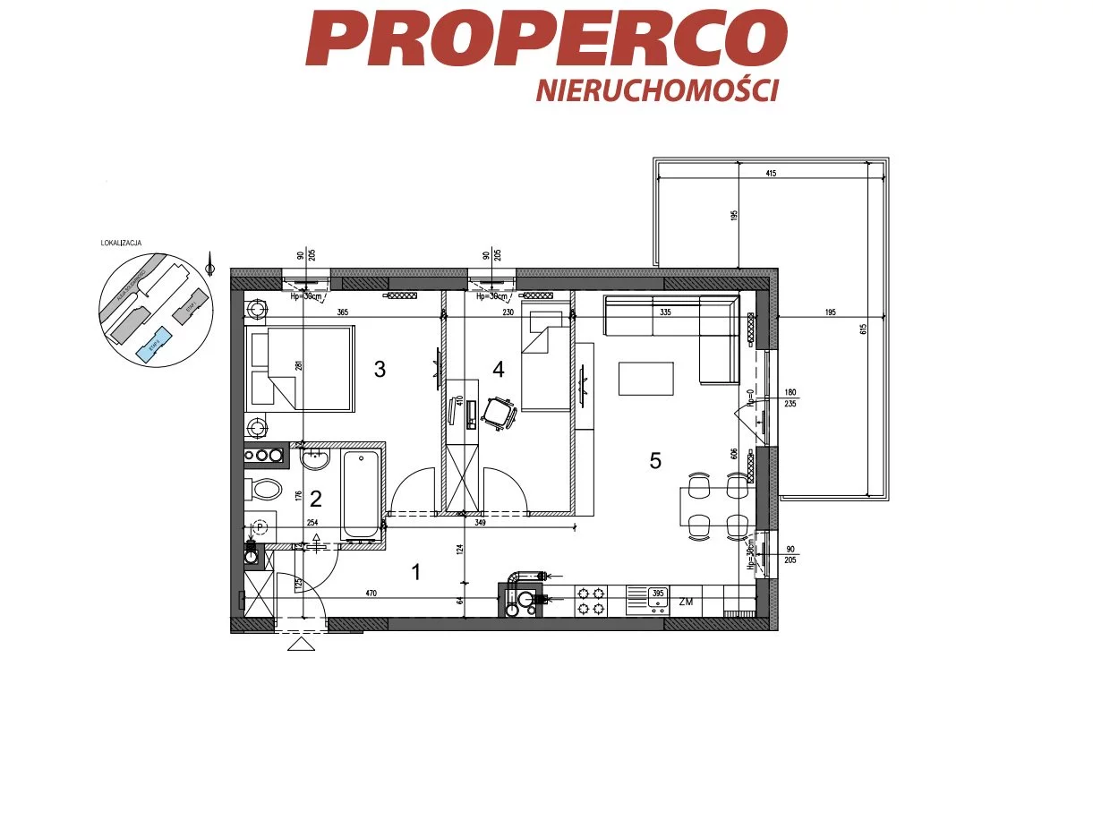 3 pokoje, mieszkanie 53,94 m², piętro 7, oferta nr , PRP-MS-73727, Kielce, KSM, Aleja Solidarności