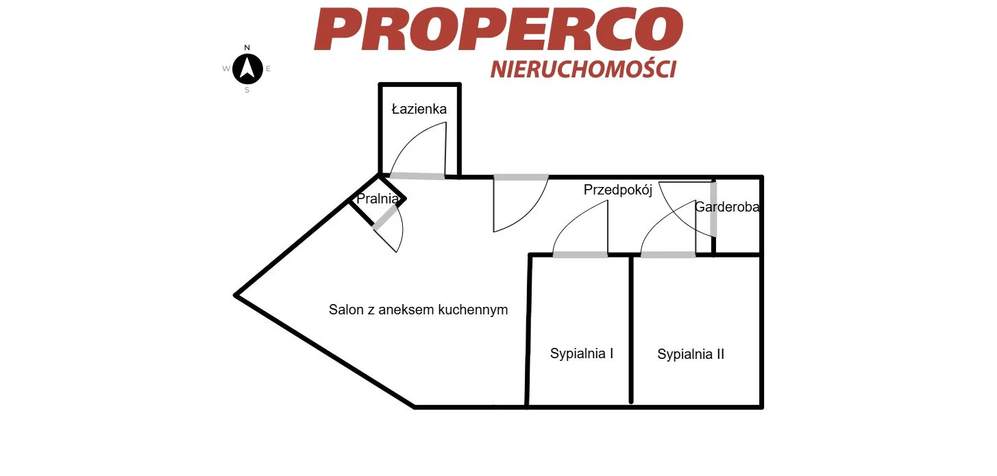 3 pokoje, mieszkanie 57,59 m², piętro 1, oferta nr , PRP-MS-75355, Kielce, Centrum, al. IX Wieków Kielc