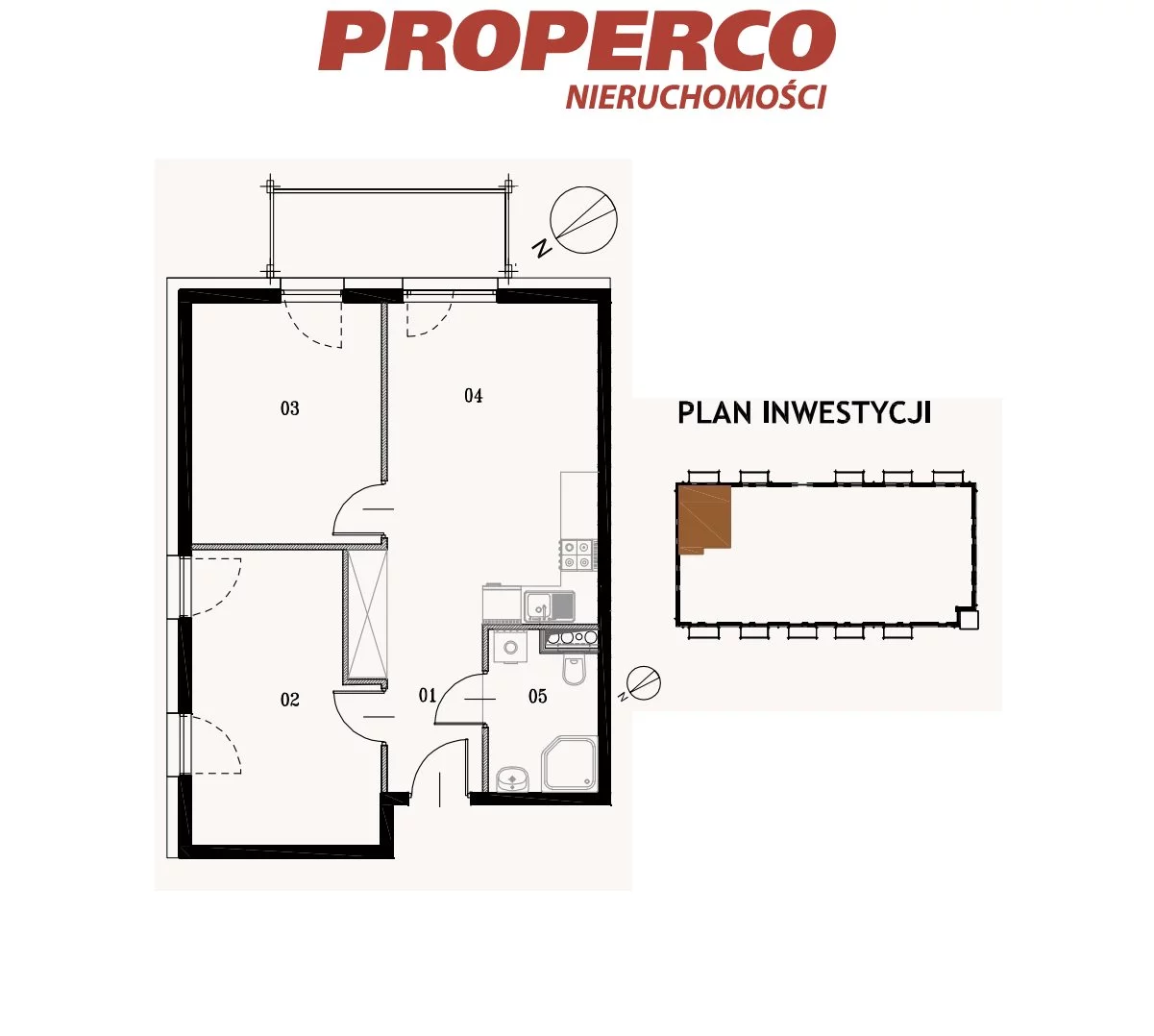 3 pokoje, mieszkanie 49,62 m², piętro 4, oferta nr , PRP-MS-73598, Jędrzejów