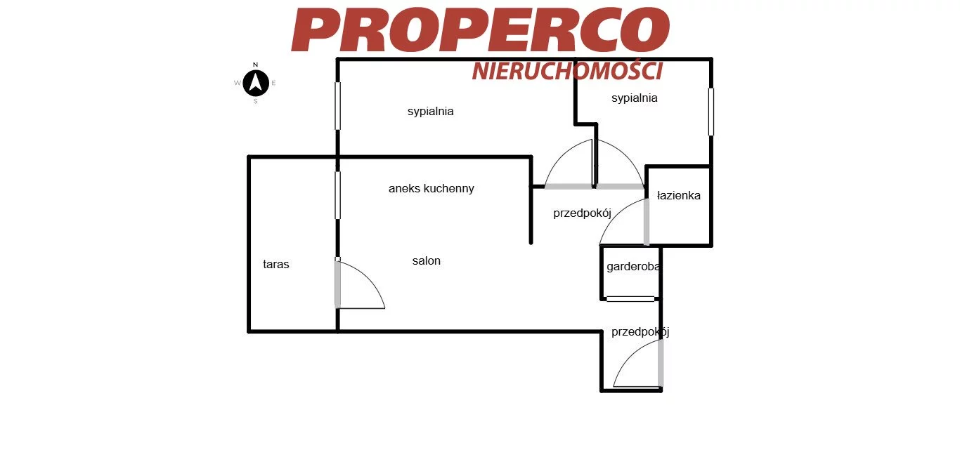 3 pokoje, mieszkanie 68,07 m², piętro 2, oferta nr , PRP-MS-75131, Kielce, Podkarczówka