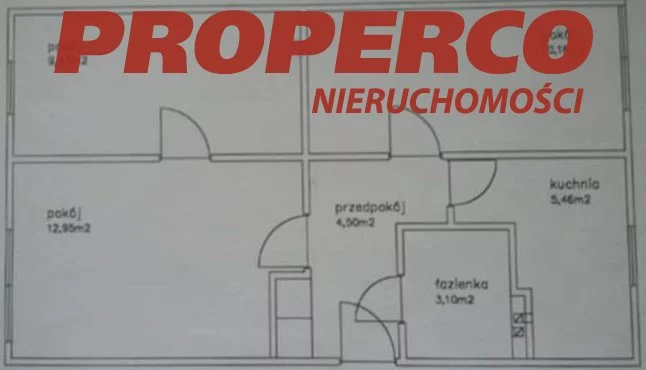 3 pokoje, mieszkanie 45,63 m², piętro 3, oferta nr , PRP-MS-74905, Jędrzejów, Okrzei