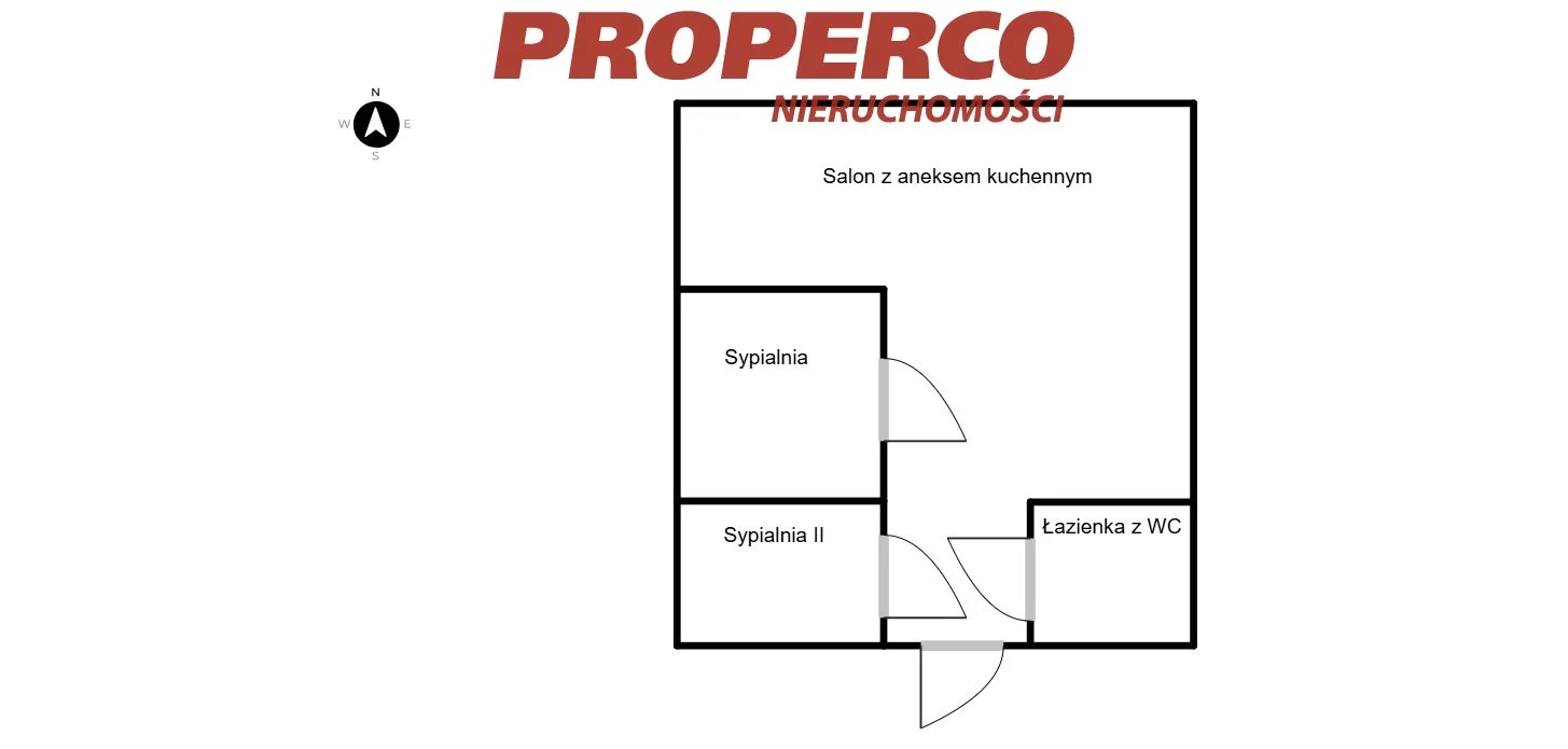 3 pokoje, mieszkanie 66,75 m², piętro 1, oferta nr , PRP-MW-75495, Kielce, Centrum