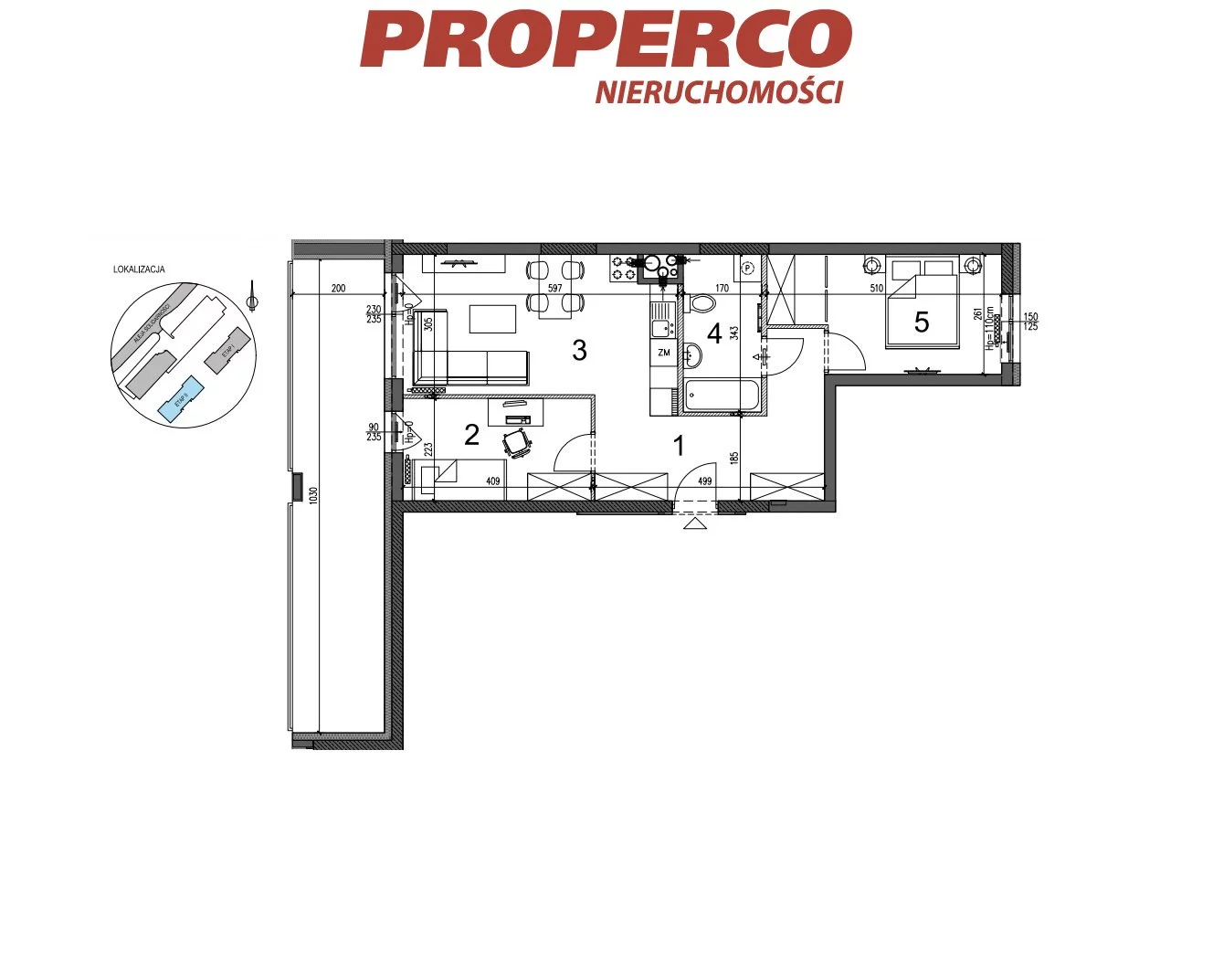 4 pokoje, mieszkanie 56,20 m², piętro 8, oferta nr , PRP-MS-73769, Kielce, KSM, Aleja Solidarności