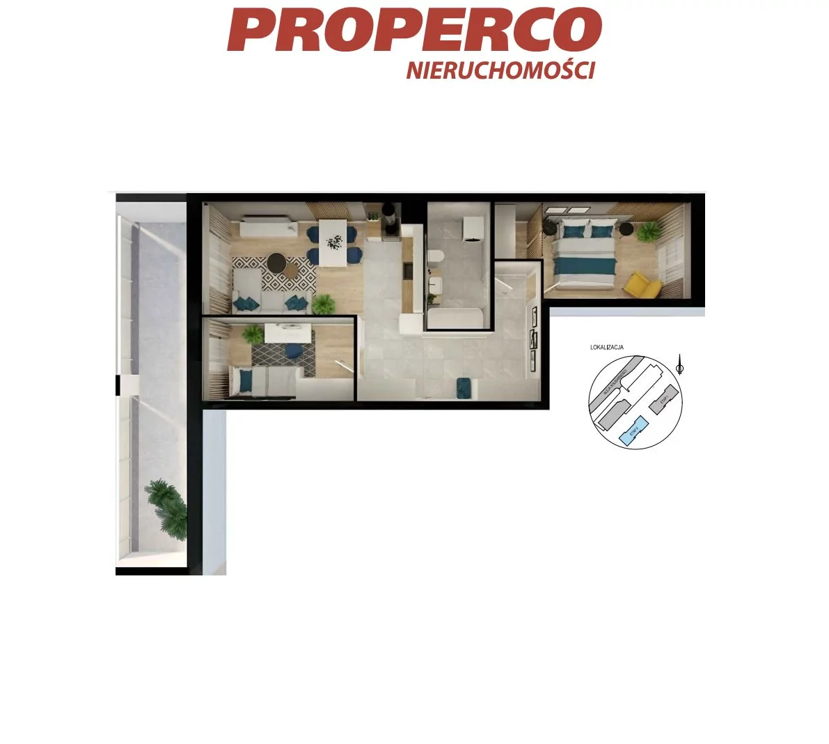 4 pokoje, mieszkanie 56,20 m², piętro 8, oferta nr , PRP-MS-73769, Kielce, KSM, Aleja Solidarności