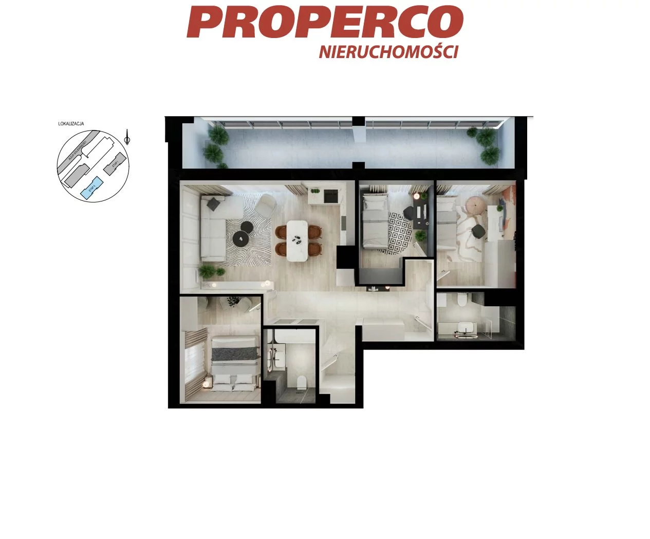 4 pokoje, mieszkanie 72,78 m², piętro 10, oferta nr , PRP-MS-73740, Kielce, KSM, Aleja Solidarności