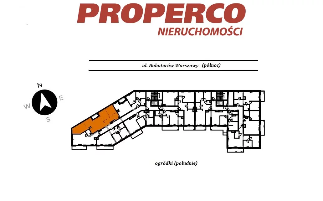 4 pokoje, mieszkanie 69,75 m², piętro 5, oferta nr , PRP-MS-75484, Kielce, Centrum, Bohaterów Warszawy