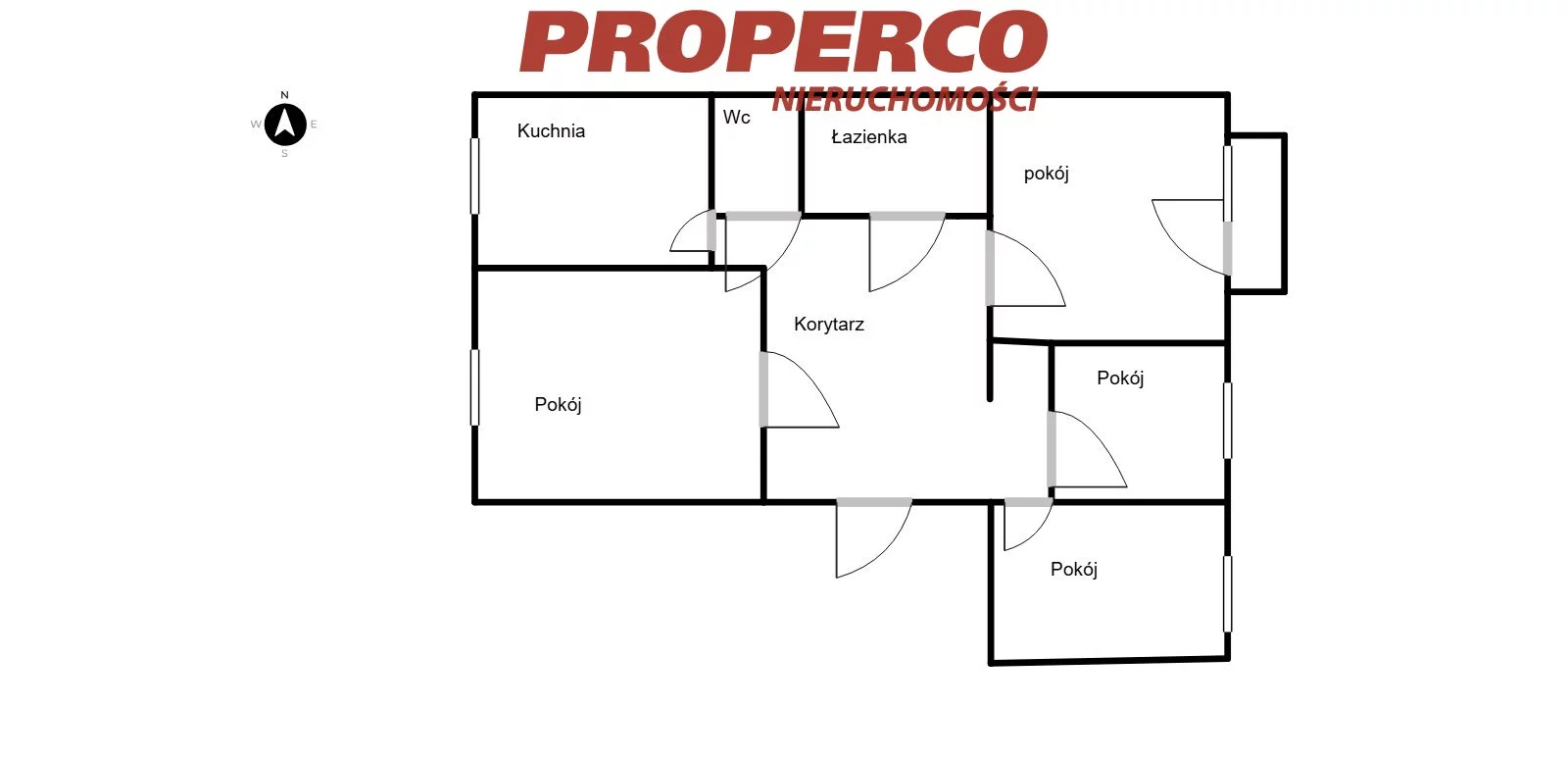 4 pokoje, mieszkanie 69,00 m², piętro 2, oferta nr , PRP-MS-75038, Daleszyce