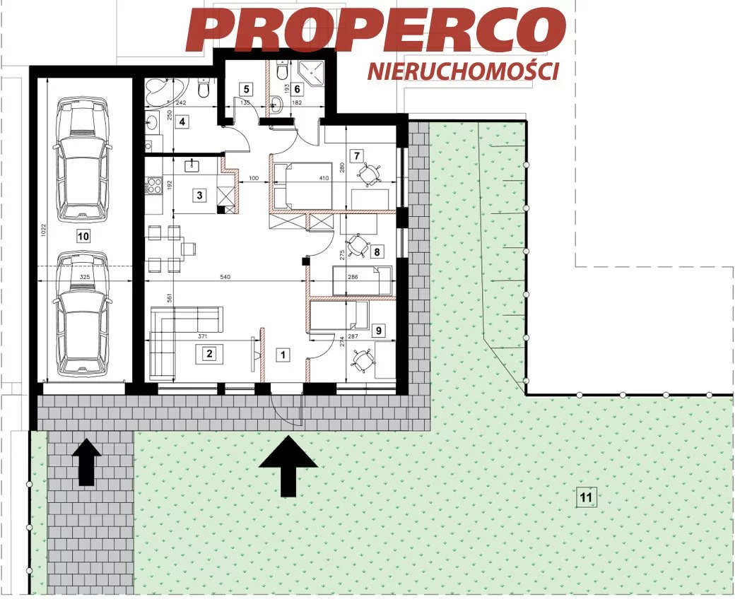 4 pokoje, apartament 81,31 m², parter, oferta nr , PRP-MS-75234, Kielce, Ostra Górka, Ostrogórska