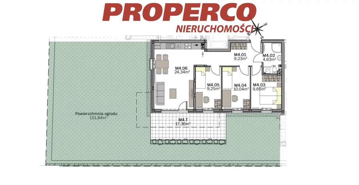 4 pokoje, apartament 67,14 m², parter, oferta nr , PRP-MS-71092, Kielce, Baranówek, Żółkiewskiego
