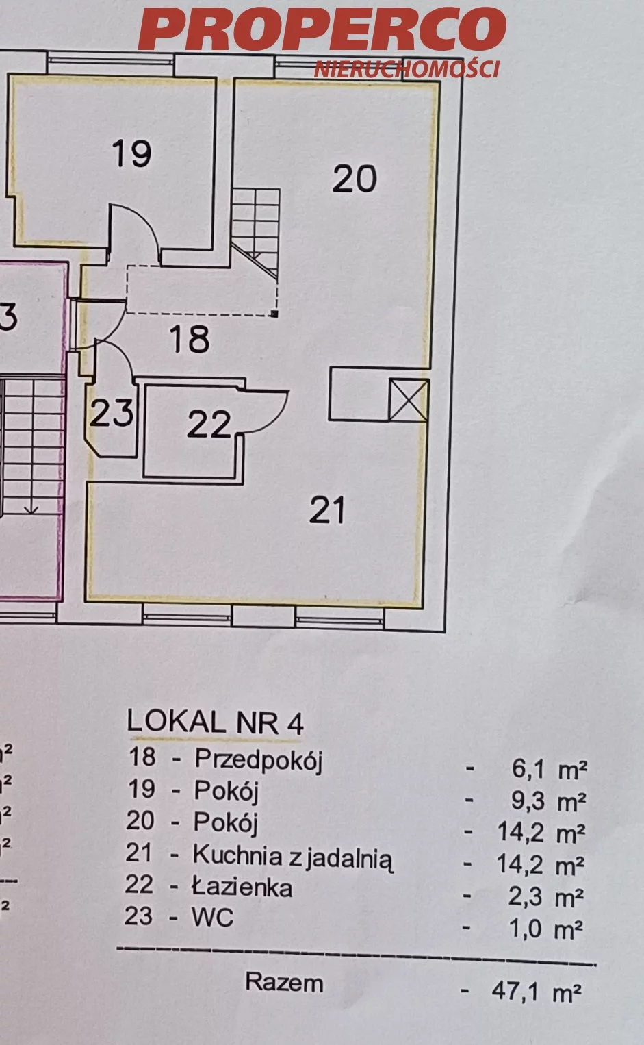 5 pokoi, mieszkanie 95,50 m², piętro 1, oferta nr , PRP-MS-74184, Pawłów