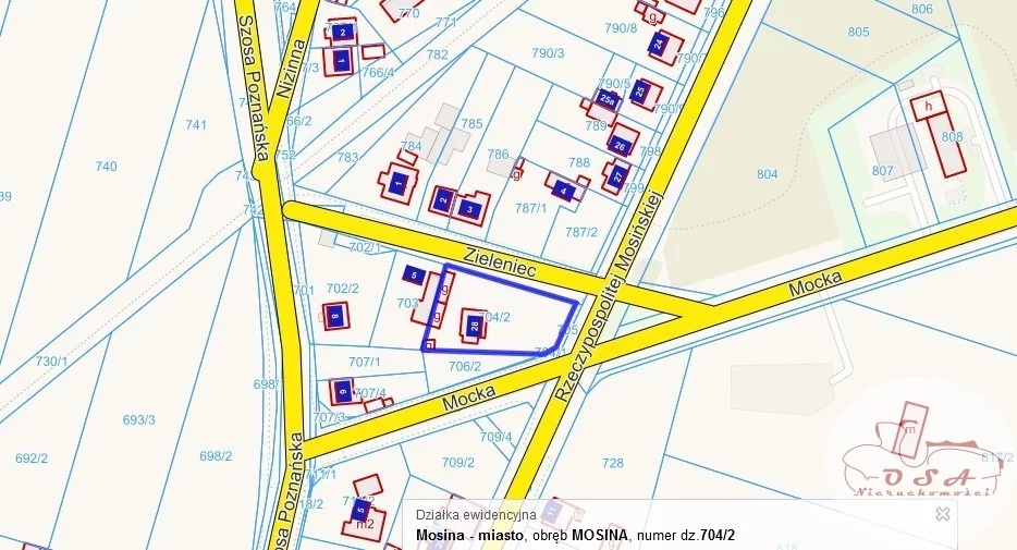 Dom wolnostojący 100,00 m², Mosina, Rzeczypospolitej Mosińskiej, Sprzedaż