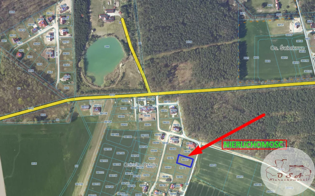 Działka 1 053,00 m², oferta nr , 533/4398/OGS, Jaszkowo