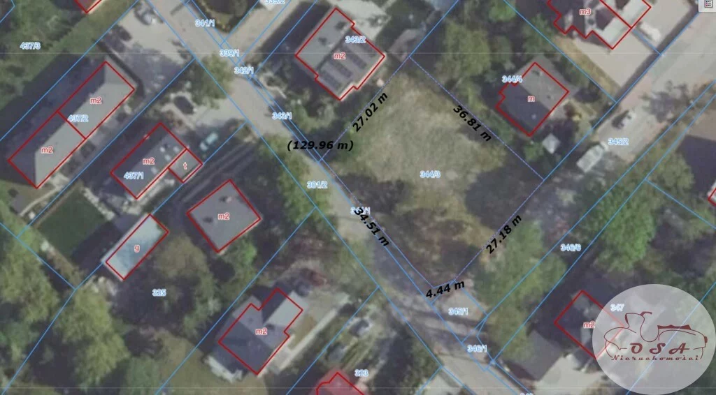 Działka 1 068,00 m², oferta nr , 524/4398/OGS, Łęczyca, Leśna