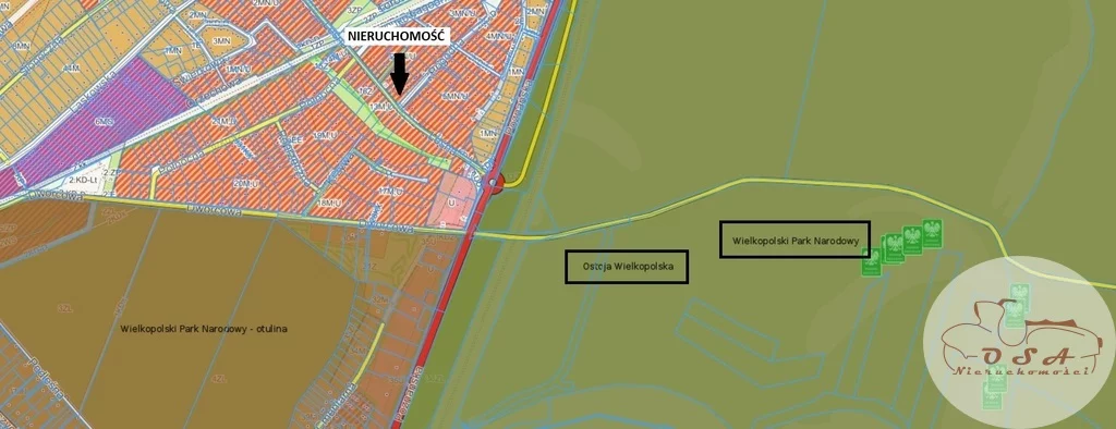 Działka 1 068,00 m², oferta nr , 524/4398/OGS, Łęczyca, Leśna