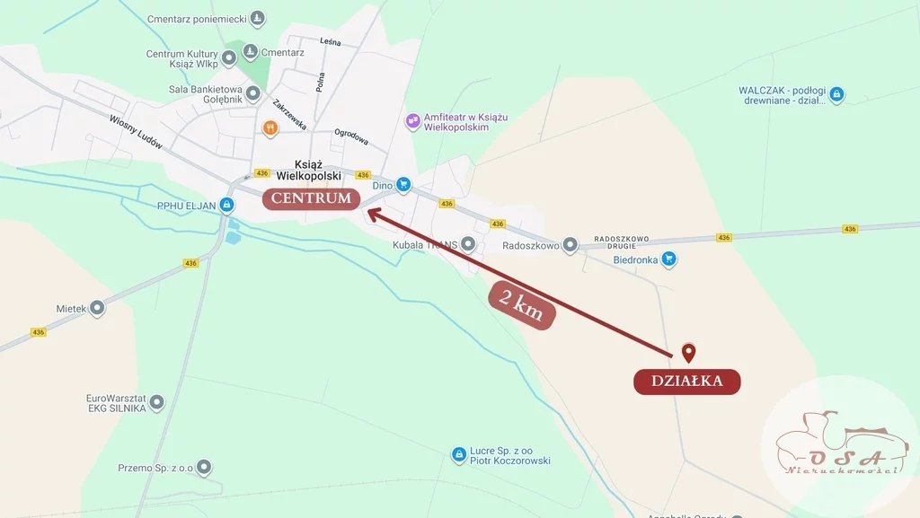 Działka 1 128,00 m², oferta nr , 553/4398/OGS, Książ Wielkopolski, Morelowa