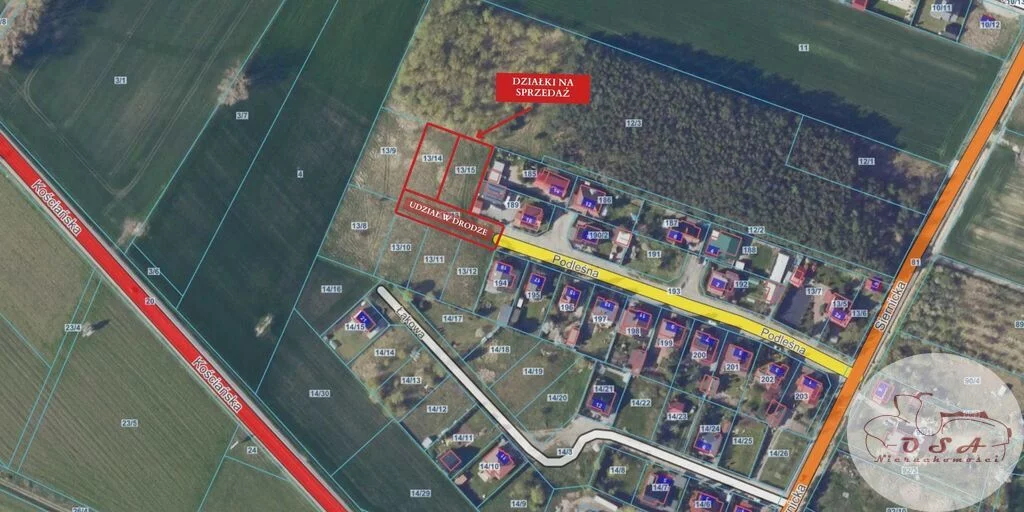 Działka 795,00 m², oferta nr , 532/4398/OGS, Głuchowo, Podleśna