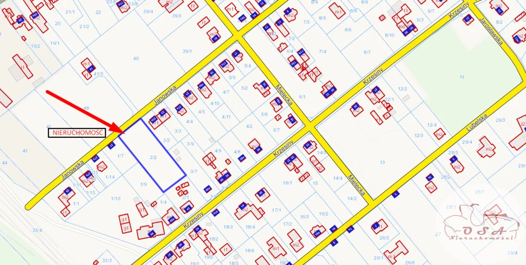 Działka 2 348,00 m², Poznań, Krzesiny-Pokrzywno-Garaszewo, Krzesiny, Sprzedaż