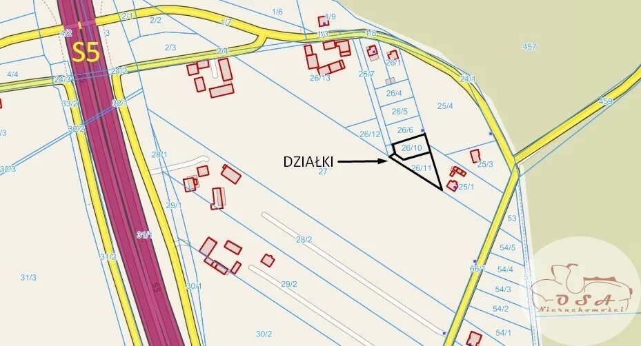 Działka 831,00 m², oferta nr , 554/4398/OGS, Srocko Małe