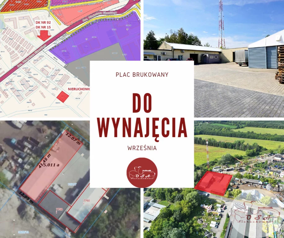 Działka 500,00 m², Września, gen. Władysława Sikorskiego, Wynajem