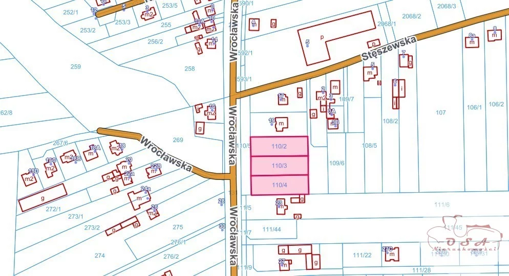 Działka 3 562,00 m², oferta nr , 501/4398/OGS, Witobel, Wrocławska