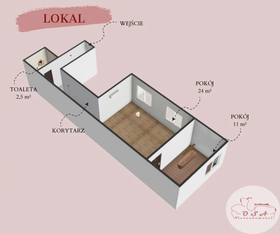 Biuro 41,00 m², oferta nr , 118/4398/OLW, Mosina, pl. 20 Października
