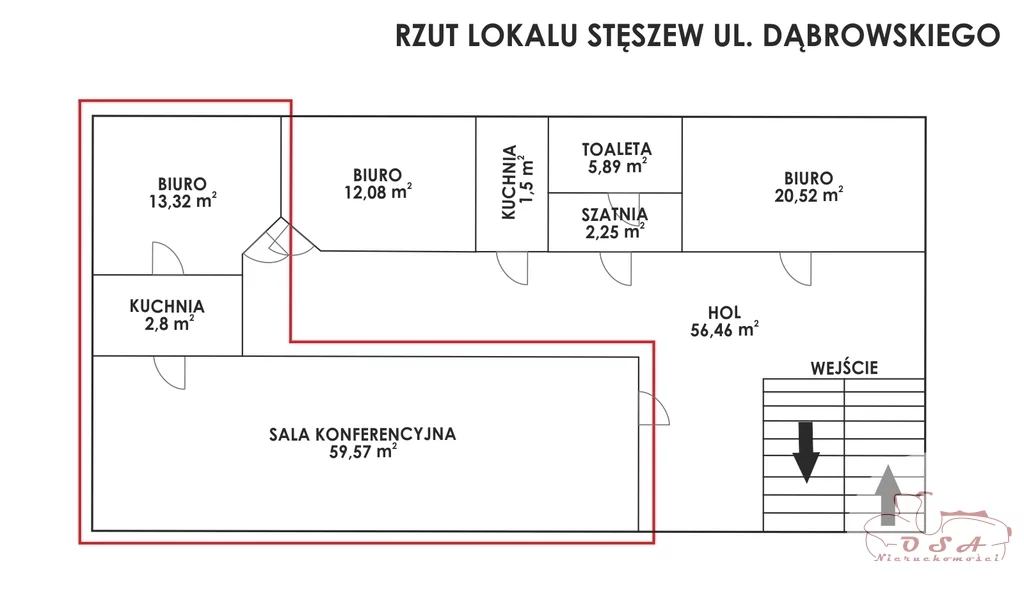 Biuro 75,69 m², oferta nr , 74/4398/OLW, Stęszew, gen. Henryka Dąbrowskiego