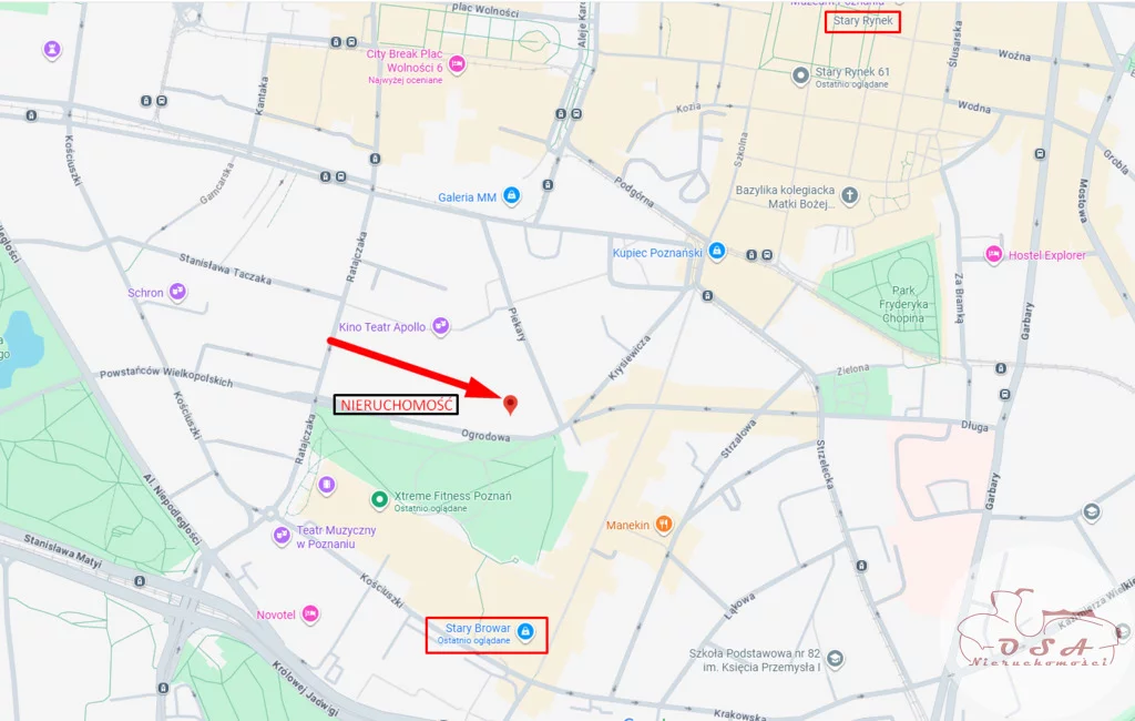 1 pokój, mieszkanie 27,90 m², piętro 3, oferta nr , 218/4398/OMW, Poznań, Stare Miasto, Stare Miasto, Ogrodowa