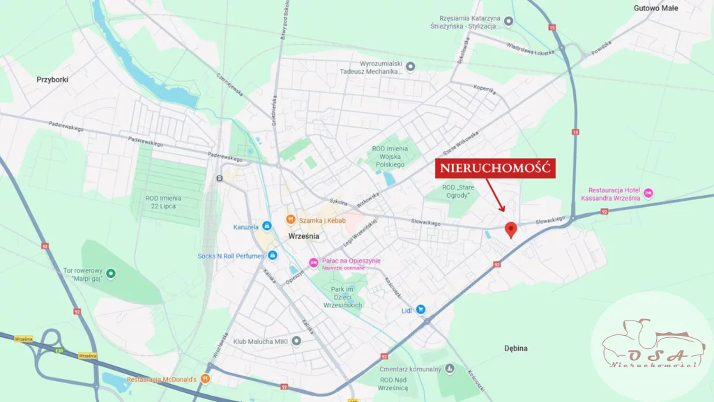 3 pokoje, mieszkanie 60,00 m², piętro 4, oferta nr , 344/4398/OMS, Września, Słowackiego