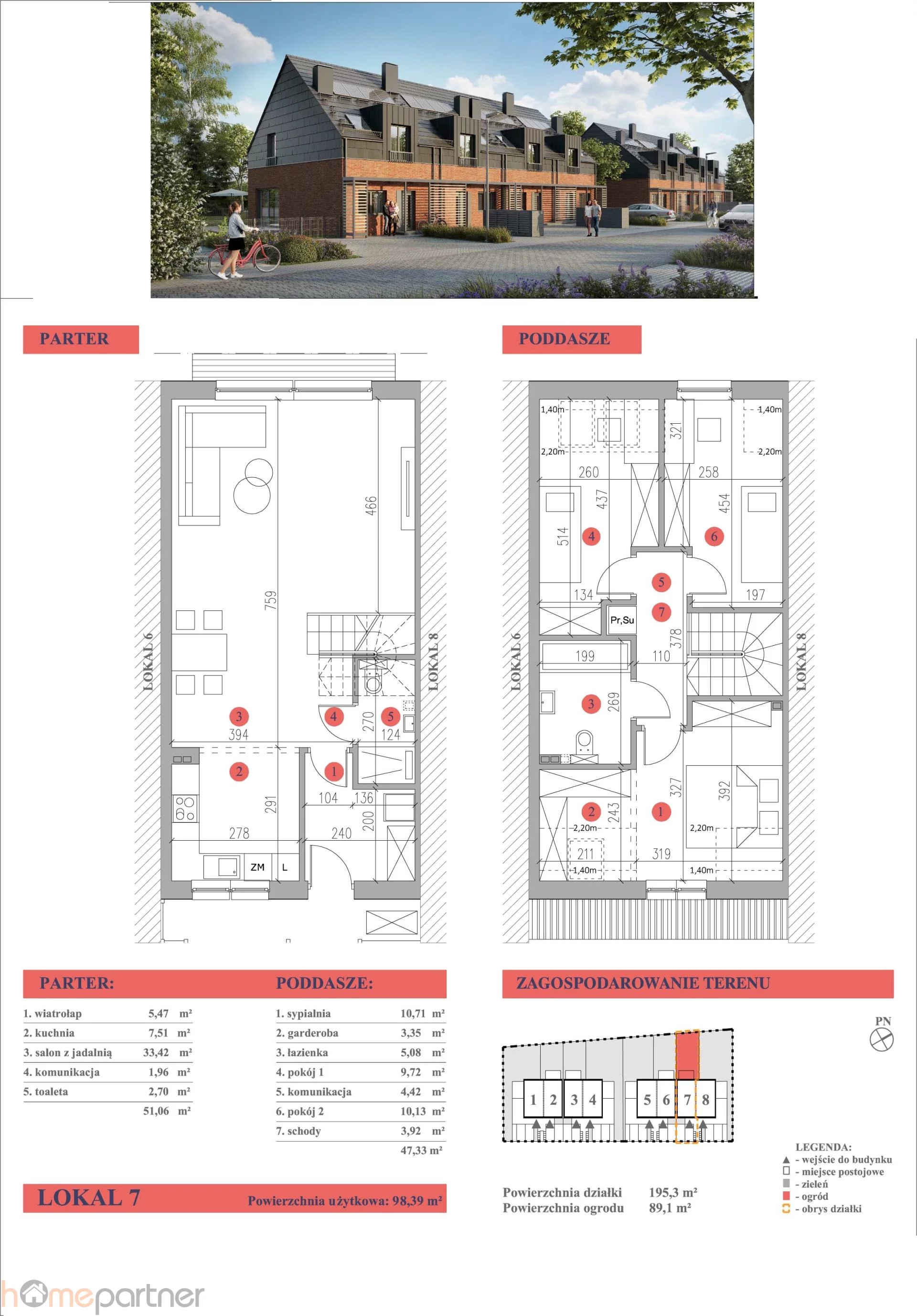Dom 98,39 m², oferta nr , 19346, Wrocław, Psie Pole-Zawidawie, Psie Pole, Henryka Kamieńskiego