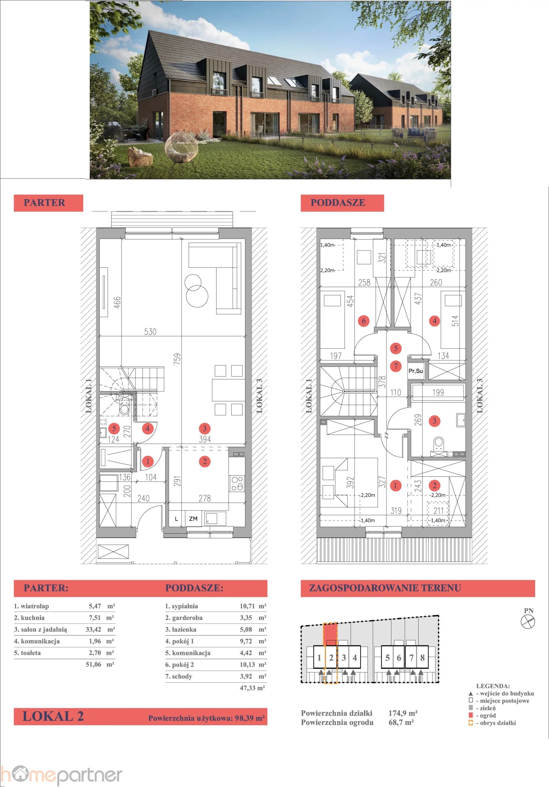 Dom 98,39 m², oferta nr , 19347, Wrocław, Psie Pole-Zawidawie, Psie Pole, Henryka Kamieńskiego