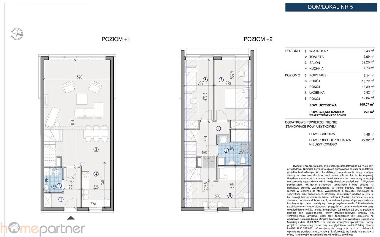 Dom 105,07 m², oferta nr , 19219, Nadolice Małe