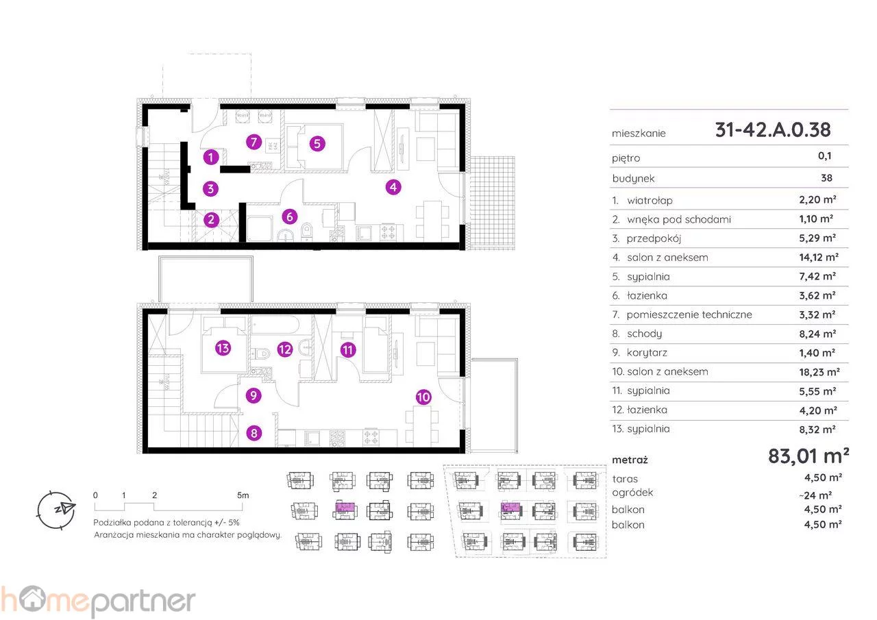 Dom 83,01 m², oferta nr , 19322, Wrocław, Krzyki-Partynice, Krzyki, Konduktorska