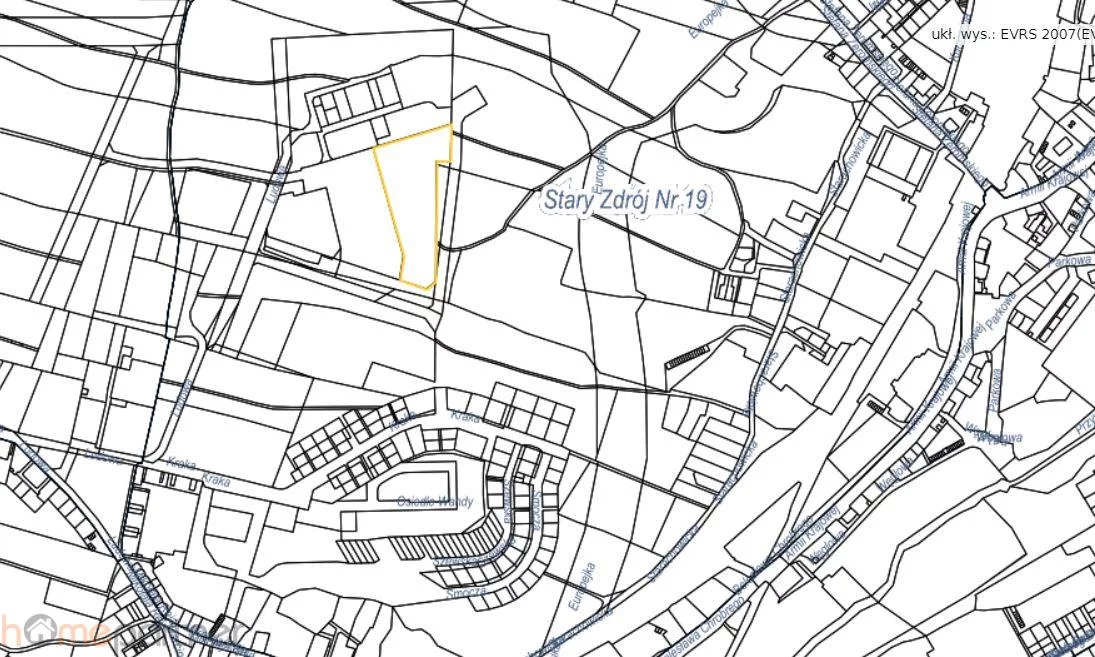 Działka 14 508,00 m², oferta nr , 19229, Wałbrzych, Stary Zdrój, Ludowa