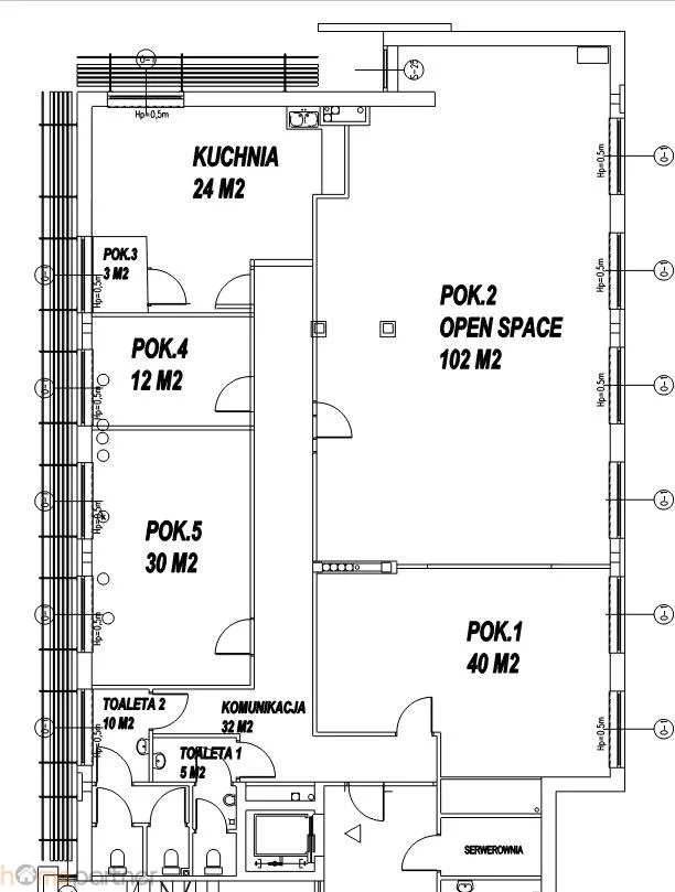 Biuro 258,00 m², oferta nr , 19675, Wrocław, Stare Miasto, Tęczowa