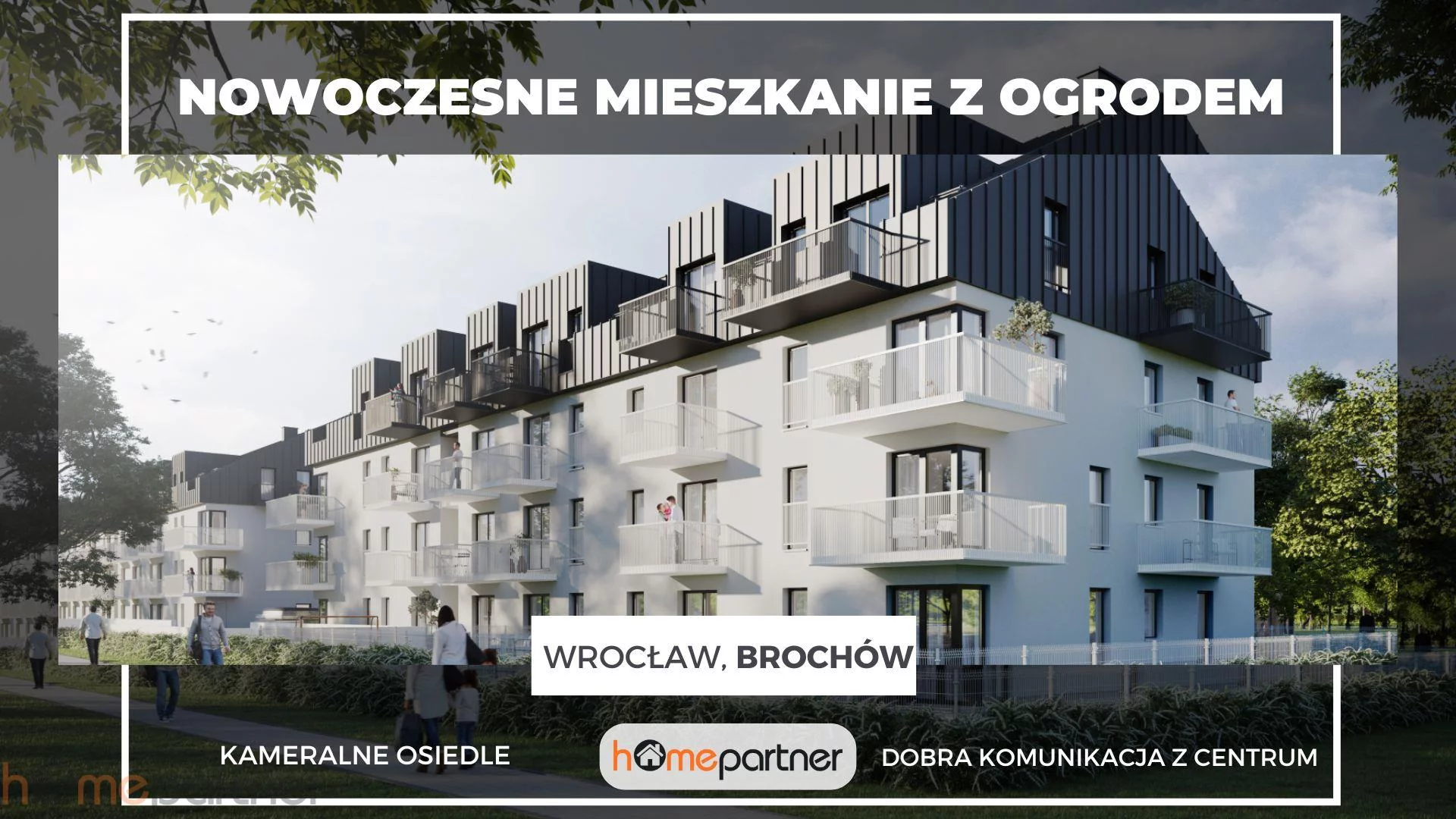 Mieszkanie dwupokojowe 46,48 m², Wrocław, Krzyki-Partynice, Krzyki, Brochowska, Sprzedaż