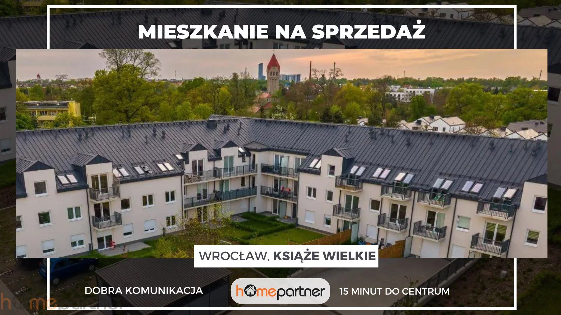 Mieszkanie dwupokojowe 46,60 m², Wrocław, Krzyki-Partynice, Krzyki, Świątnicka, Sprzedaż