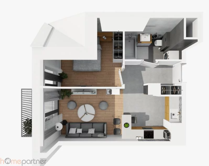 Mieszkanie dwupokojowe 39,80 m², Wrocław, Krzyki-Partynice, Krzyki, Świątnicka, Sprzedaż