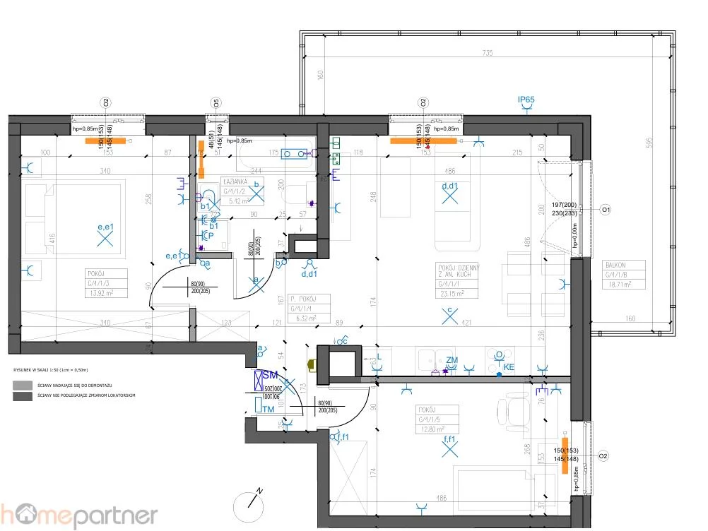 3 pokoje, apartament 63,45 m², piętro 4, oferta nr , 19276, Wrocław, Psie Pole-Zawidawie, Psie Pole, Chałupnicza