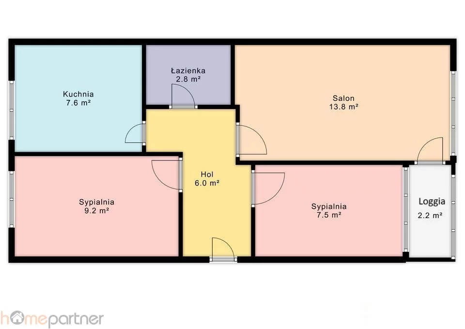 3 pokoje, mieszkanie 52,03 m², piętro 4, oferta nr , 19275, Wrocław, Stare Miasto, Wesoła