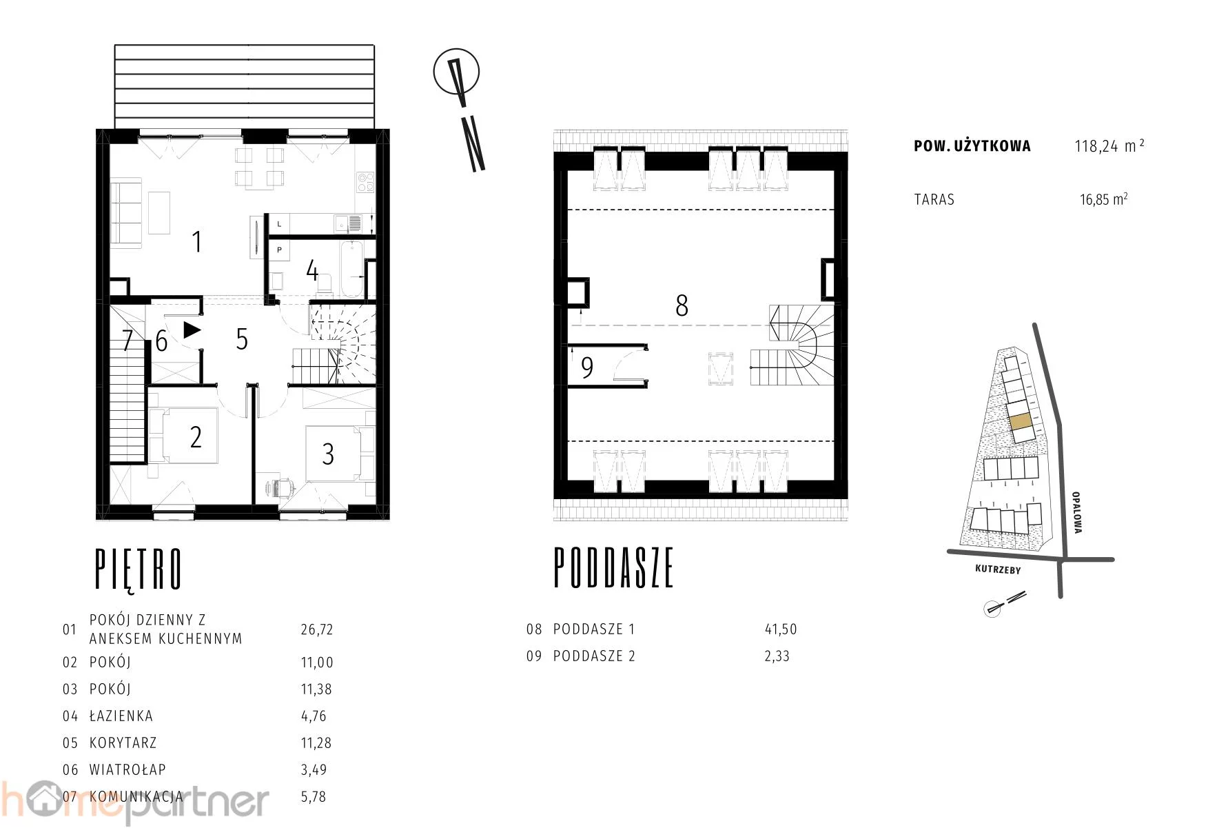 Mieszkanie na sprzedaż, 118,24 m², 4 pokoje, 1 piętro, oferta nr 16859