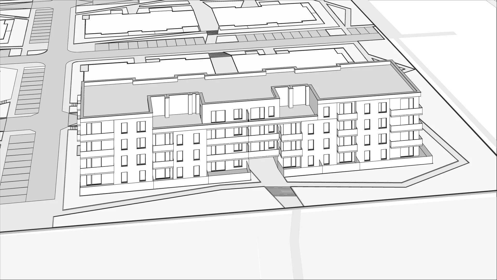 Wirtualna makieta 3D mieszkania 42.84 m², M.B3.00.24